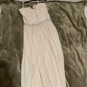 LIGHT PINK PROM DRESS